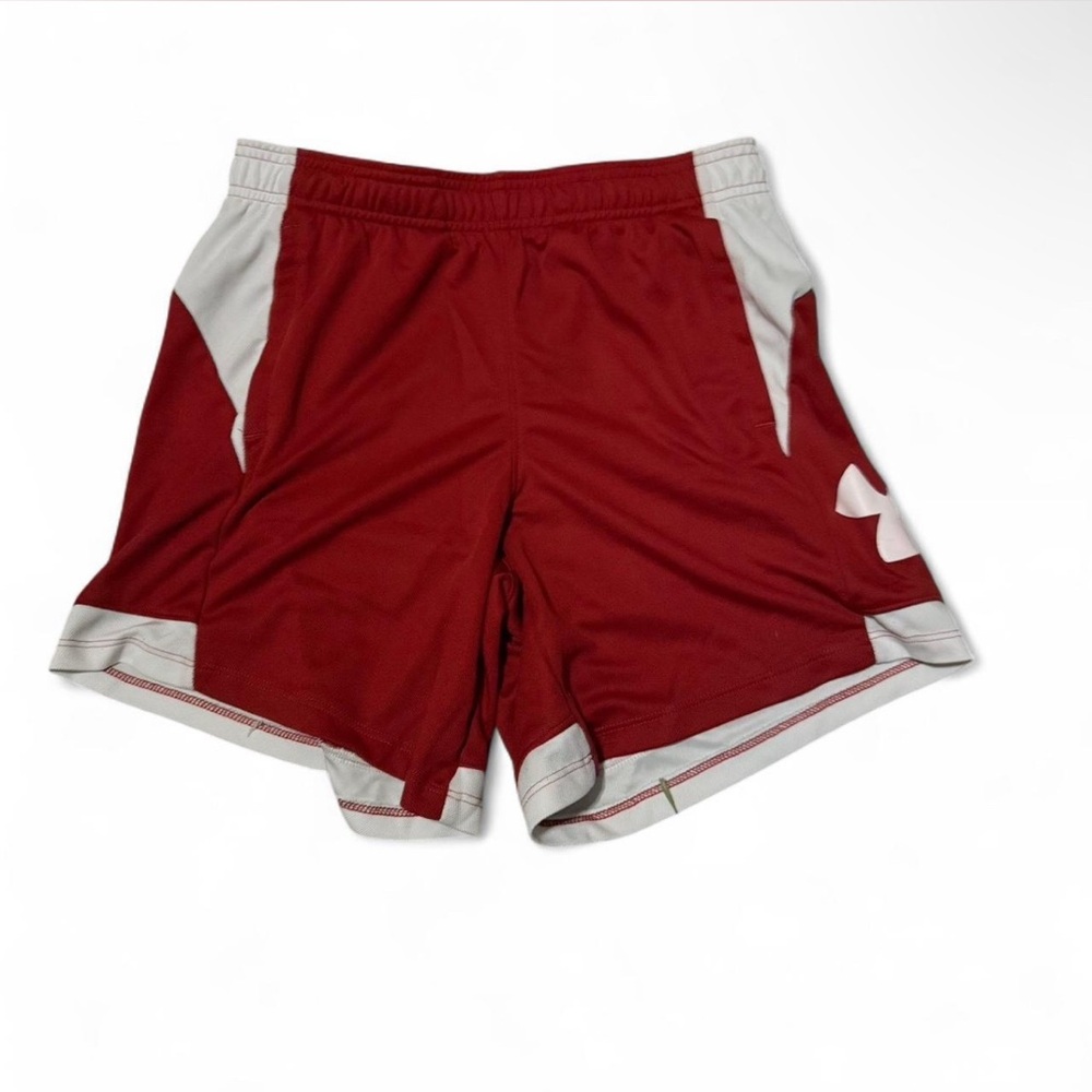 Under Armour Women’s Red and Gray Athletic Shorts